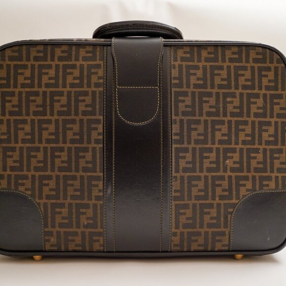 Fendi 1970's Monogram-Print Suitcase - Picture 2 of 11